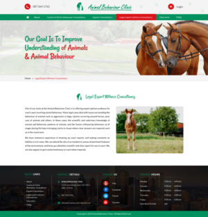 Diseño Web por Sbss para Animal Behaviour Clinic | Diseño: #21970954