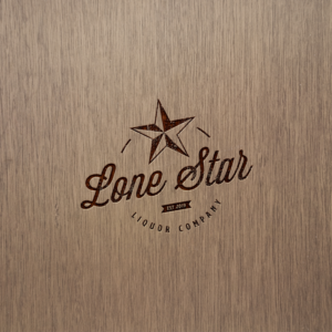 Lone Star Liquor Company Est. 2019 | Logo Design by Paperfox Designs