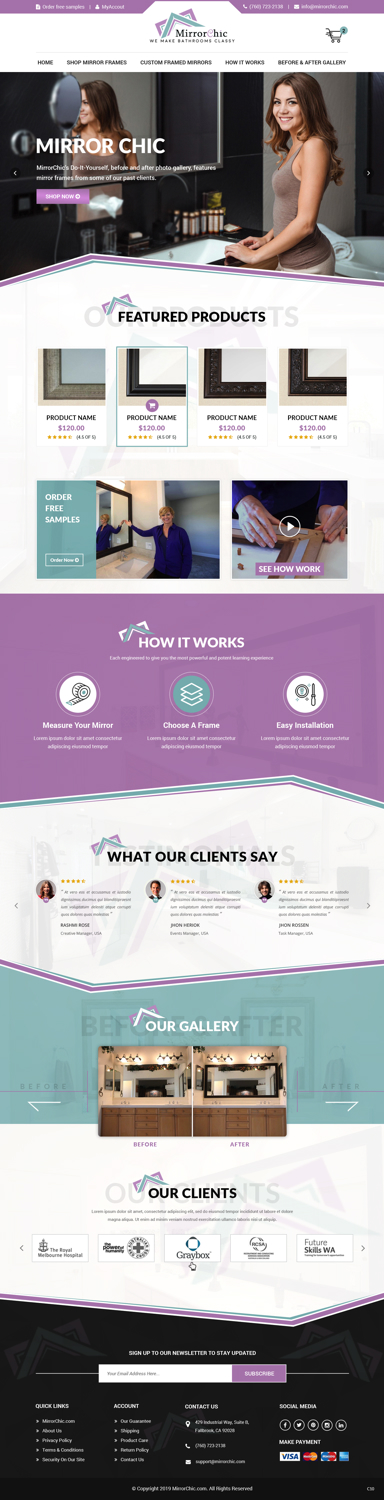 Web Design by pb for this project | Design #21461369