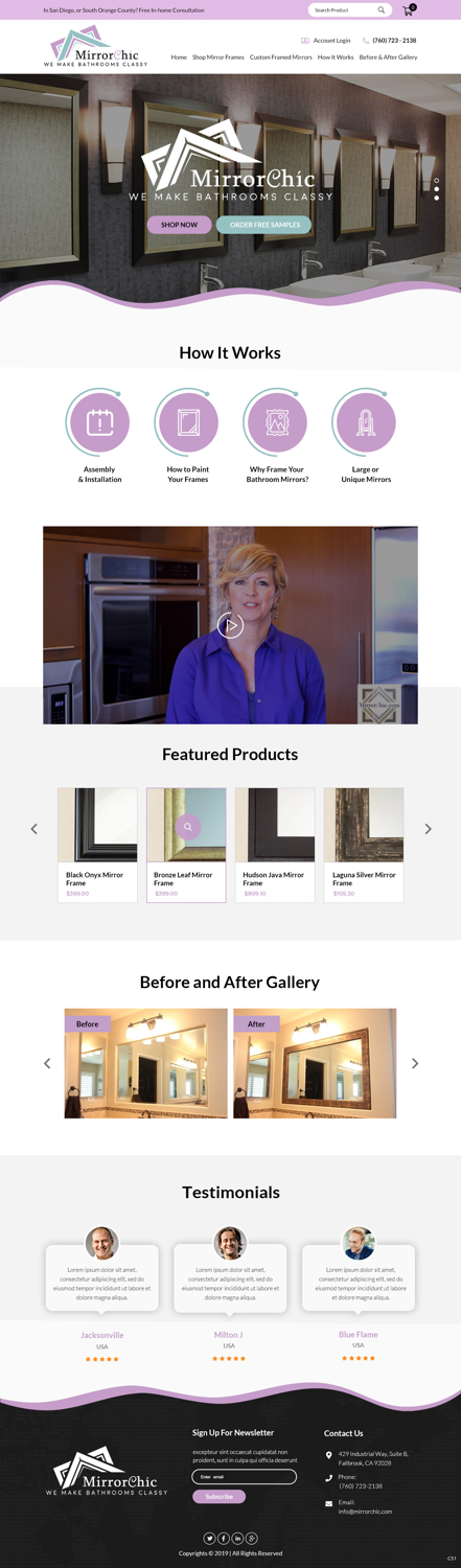 Web Design by pb for this project | Design #21461371