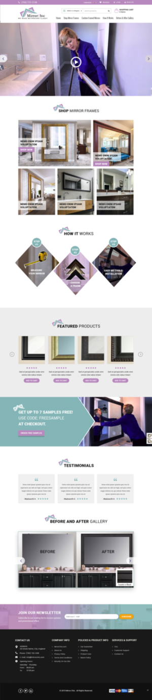Web Design par pb pour ce projet | Design : #21472706
