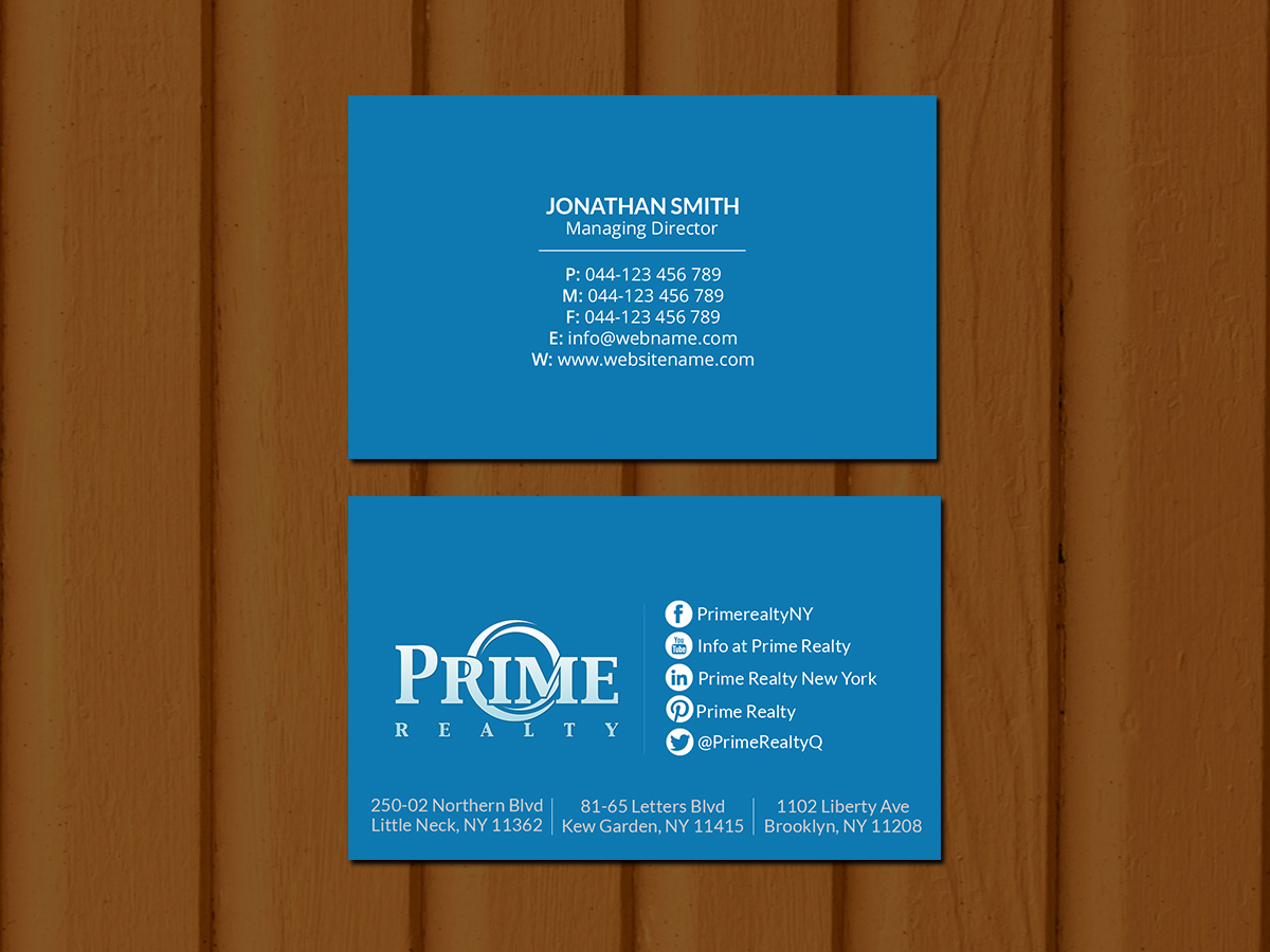 Business Card Design by Creations Box 2015 for this project | Design #21453139