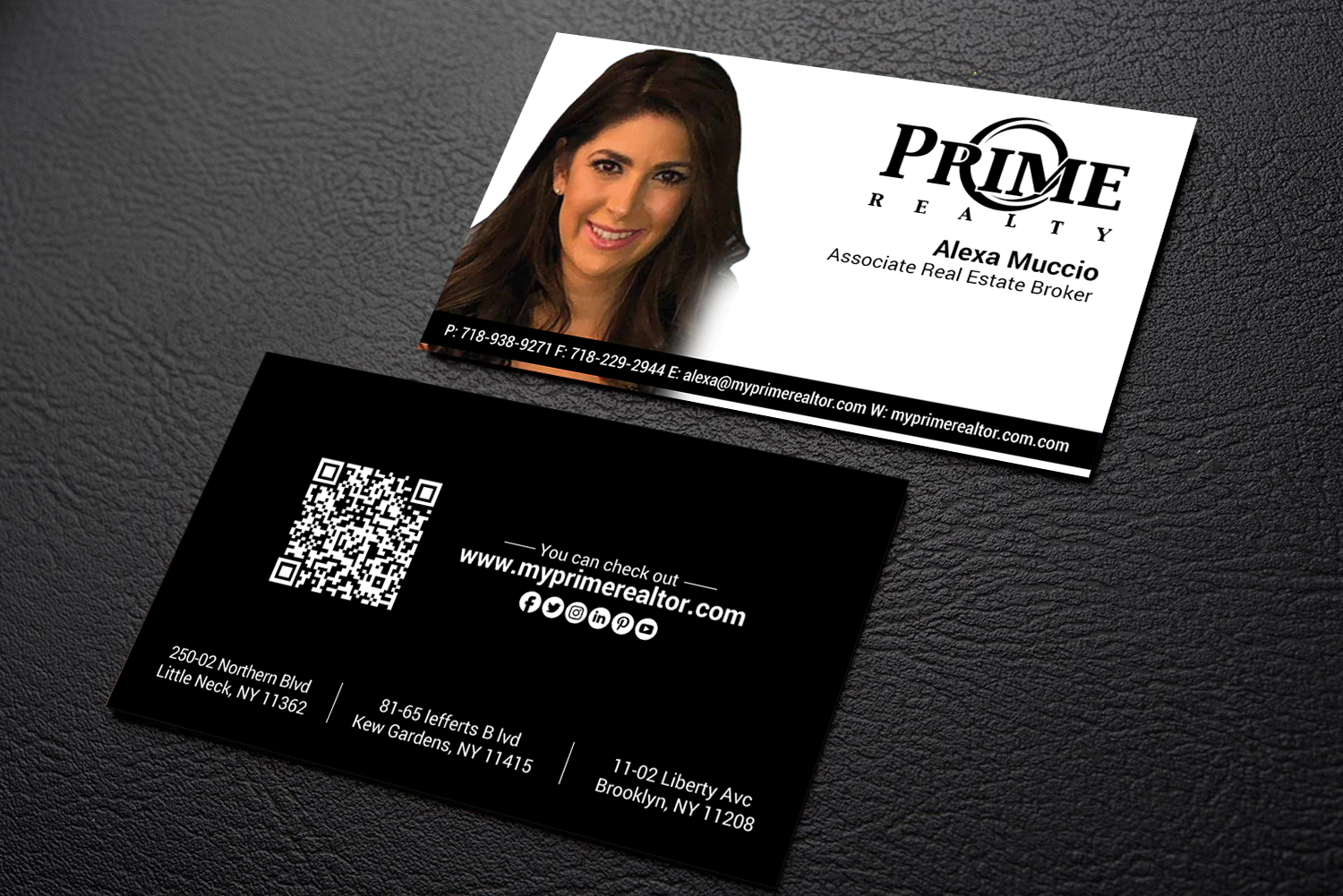 Modern Professional Real Estate Business Card Design For A Real Estate Business Card Design