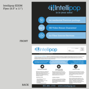 Intellipop Internet Services EDDM - New Service | Design de Flyer par Javelin Studio