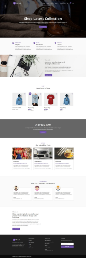 Wordpress Design by sanjubaba2145