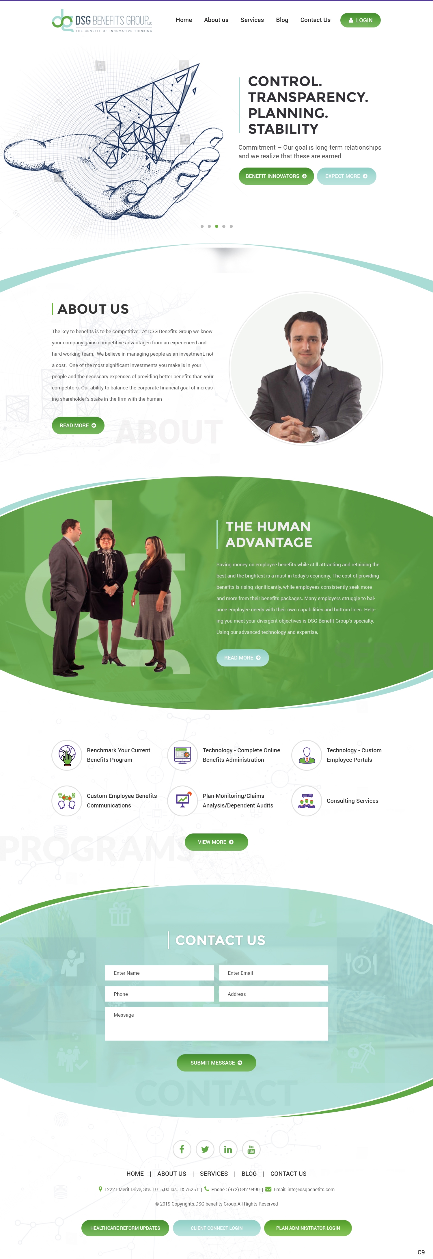 Web Design by pb for DSG Benefits Group LLC | Design #22025334