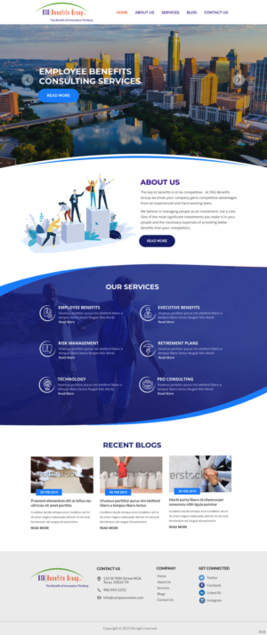 Web Design by pb for DSG Benefits Group LLC | Design: #21485706