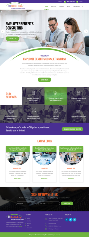 Web Design by rightway for DSG Benefits Group LLC | Design: #21461186