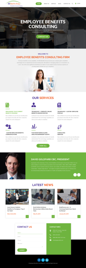 Web Design by rightway for DSG Benefits Group LLC | Design: #21461188