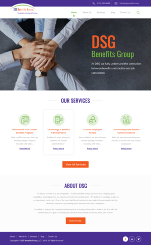 Web Design by rightway for DSG Benefits Group LLC | Design: #21461218