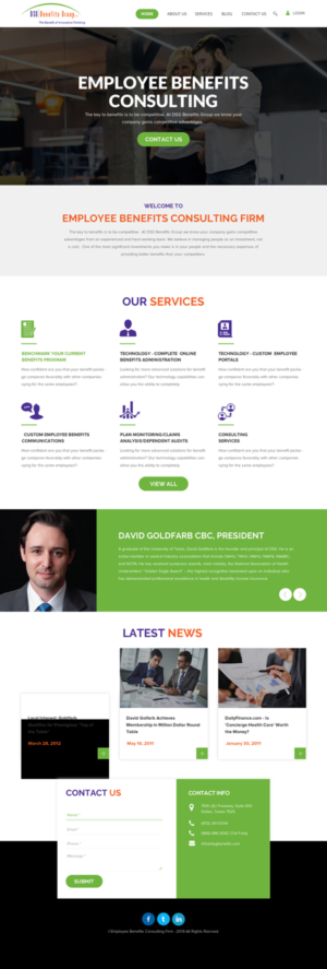 Web Design by rightway for DSG Benefits Group LLC | Design: #21476557
