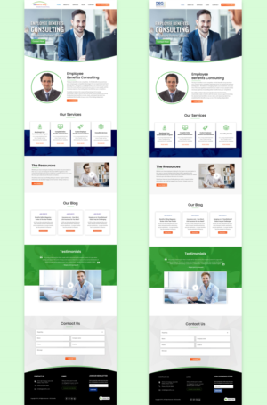 Web Design by Dp.designs for DSG Benefits Group LLC | Design #21470879