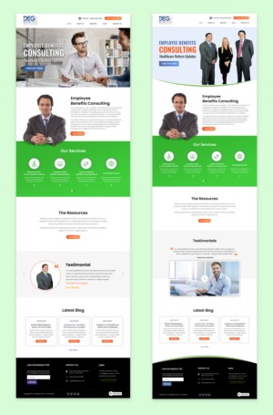 Web Design by Dp.designs for DSG Benefits Group LLC | Design: #21473799