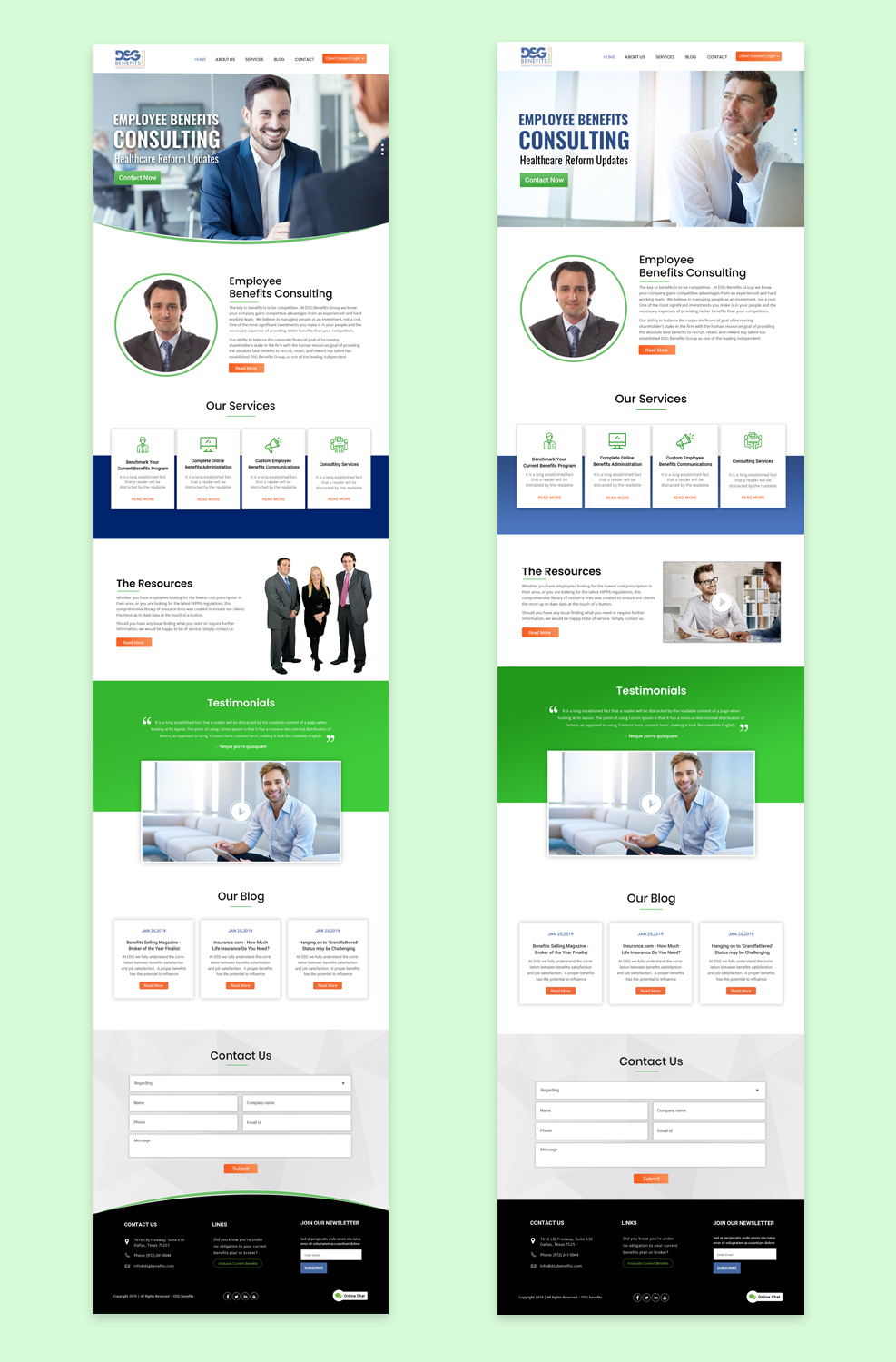 Web-Design von Dp.designs für DSG Benefits Group LLC | Design #21473811
