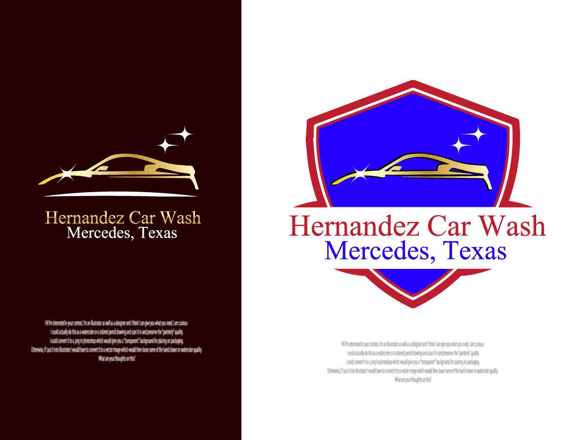 Logo Design by Wonderful design for Hernandez Car Wash | Design #21453687