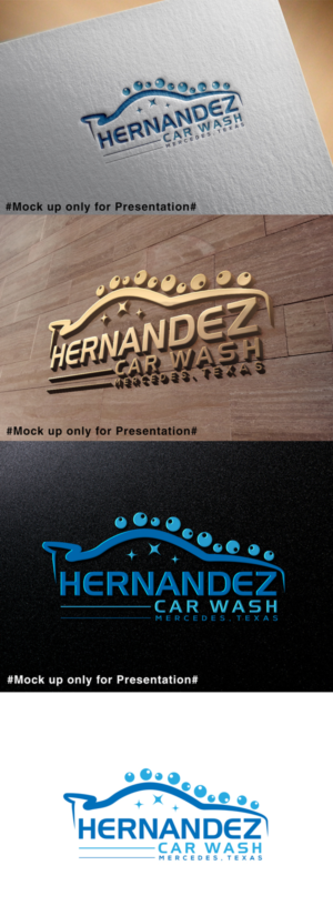 Logo-Design von designmind78 für Hernandez Car Wash | Design: #21455639