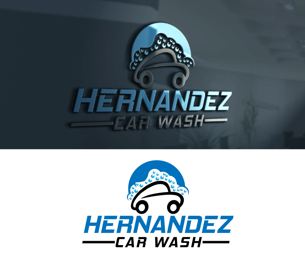 Logo-Design von dobobed für Hernandez Car Wash | Design #21452852