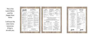 Menu Design by jmsgraphicdesign for this project | Design: #21486571