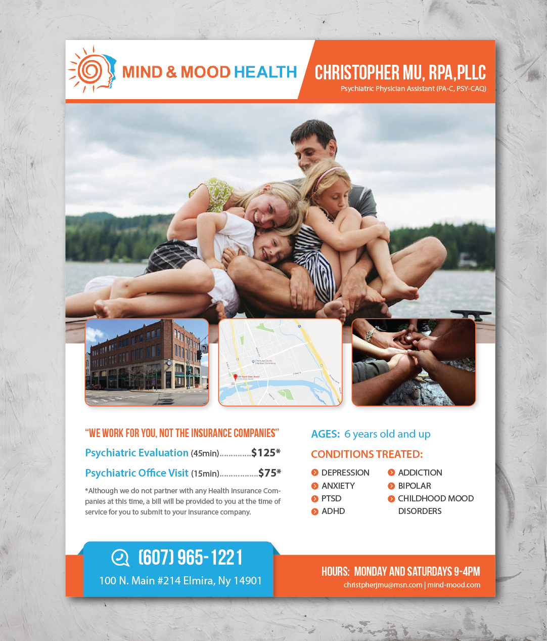 Flyer Design by alex989 for Psi Psychiatry | Design #21484110