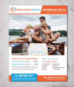 Flyer-Design von alex989 für Psi Psychiatry | Design: #21484110