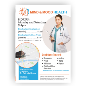 Flyer-Design von pipra für Psi Psychiatry | Design #21469013
