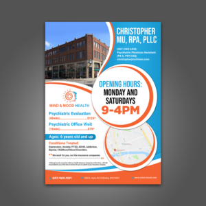 Mind and Mood Health Flyer (new business startup) | Flyer Design by aspiremedia