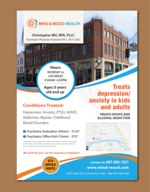 Mind and Mood Health Flyer (new business startup) | Flyer Design by meet007