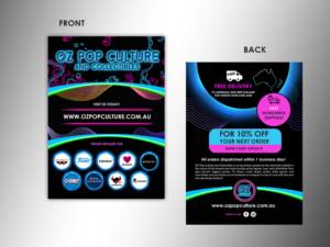 A5 Flyer for OZ Pop Culture | Diseño de Flyer por innovative earth