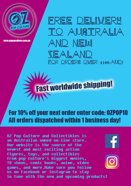 Flyer Design by Ellery Talbot for OZ Pop Culture | Design #21491352