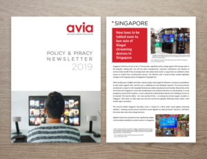 Asia Video Industry Association is preparing a regular newsletter and needs a design  | Diseño de Flyer por - SWING -