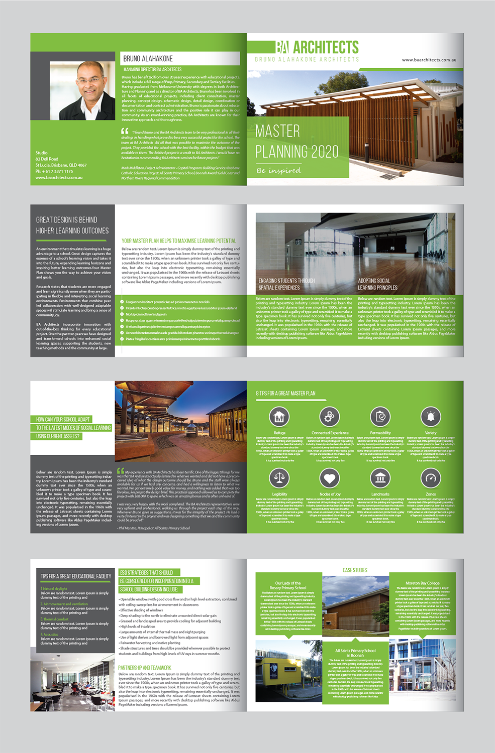 Design de Brochure par alex989 pour BA Architects | Design #21450980