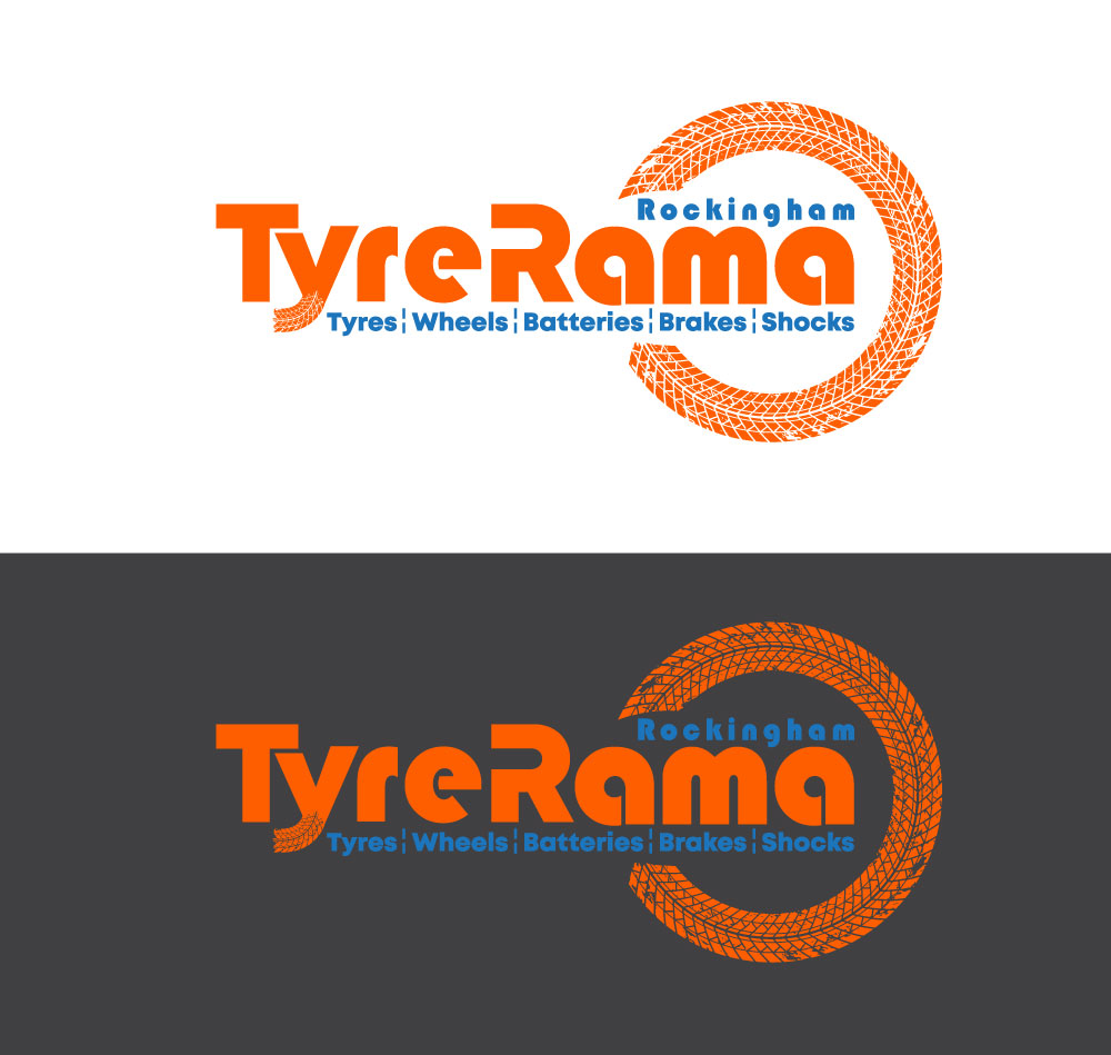 Logo Design For Tyrerama Company Name Tyres Wheels Batteries