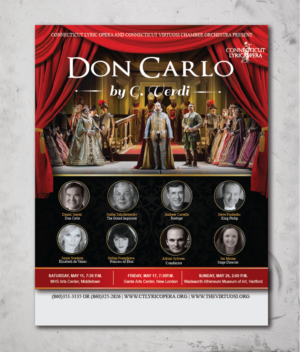 Poster for the opera production of Don Carlo by G. Verdi | Poster Design by alex989