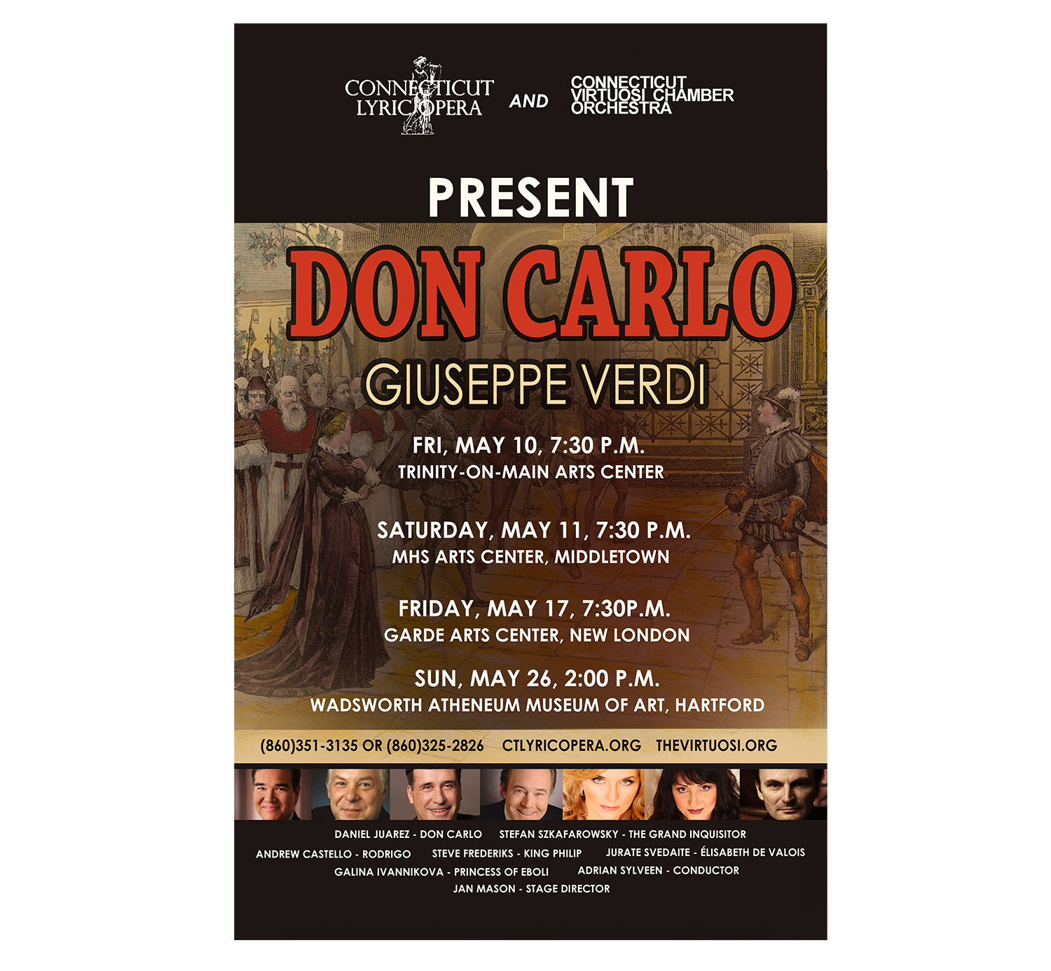 Poster Design by Ann_RS - Anelia for Connecticut Virtuosi Chamber Orchestra, Inc.  | Design #21476654