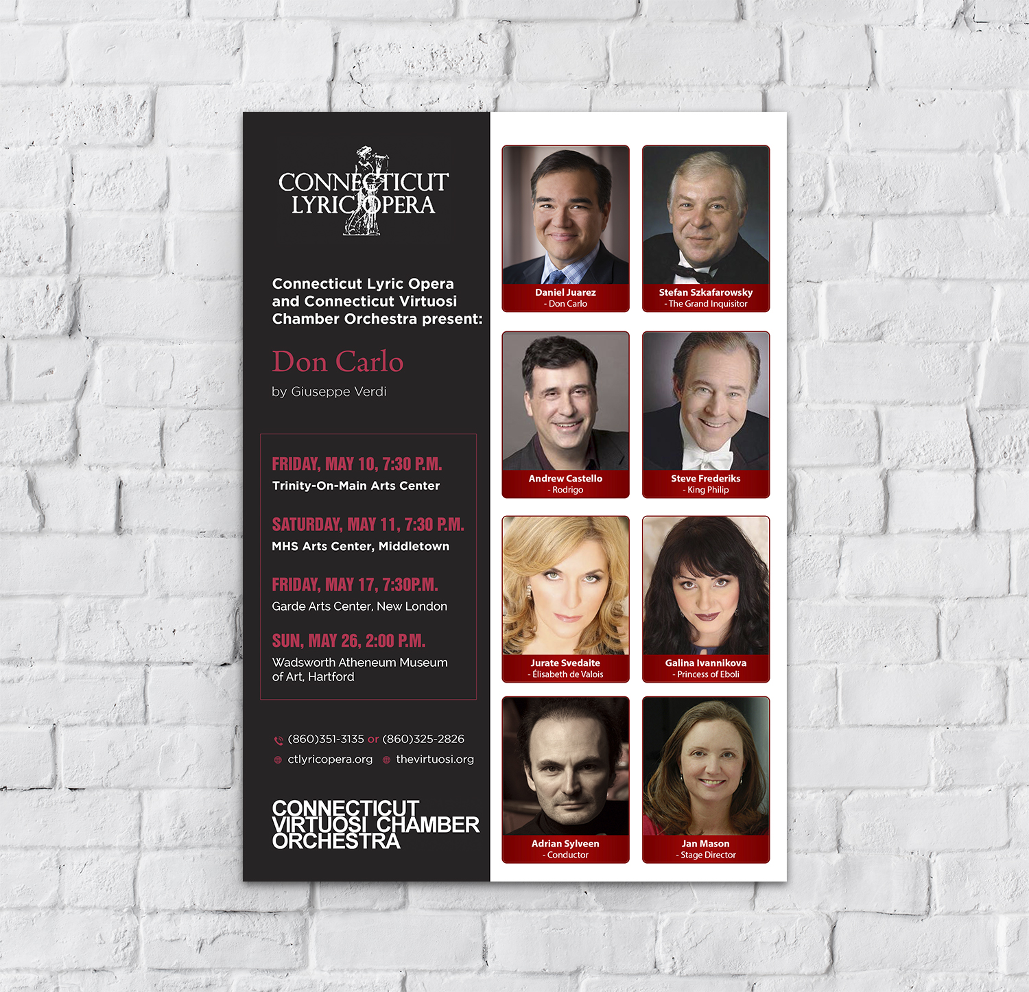 Poster Design by GraphicsGuru for Connecticut Virtuosi Chamber Orchestra, Inc.  | Design #21459310