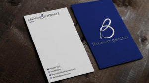 Baribault Jewelers Business Cards | Visitenkarten-Design von Riz'