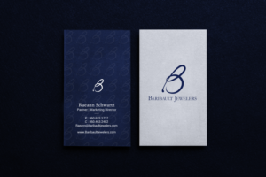 Baribault Jewelers Business Cards | Visitenkarten-Design von chandrayaan.creative