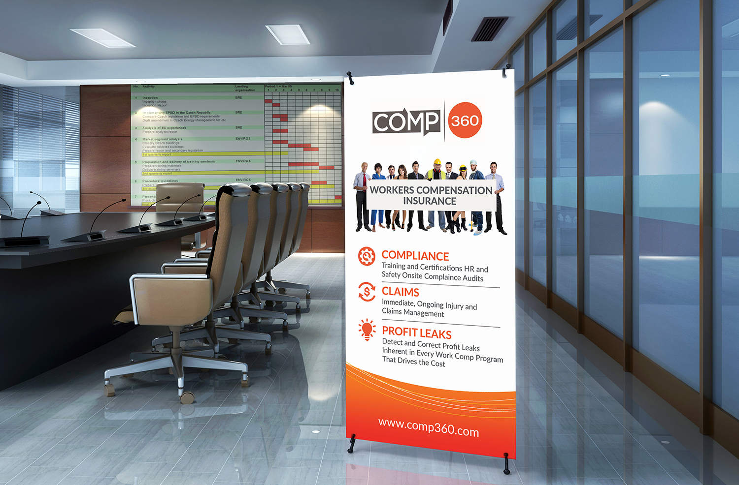 Trade Show Booth Design by mmmarif1982 for Comp360 LLC | Design #21455088