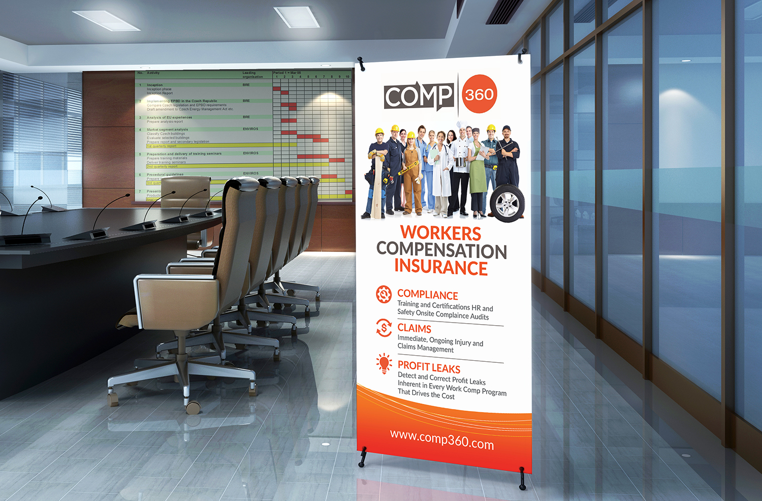 Trade Show Booth Design by mmmarif1982 for Comp360 LLC | Design #21455135