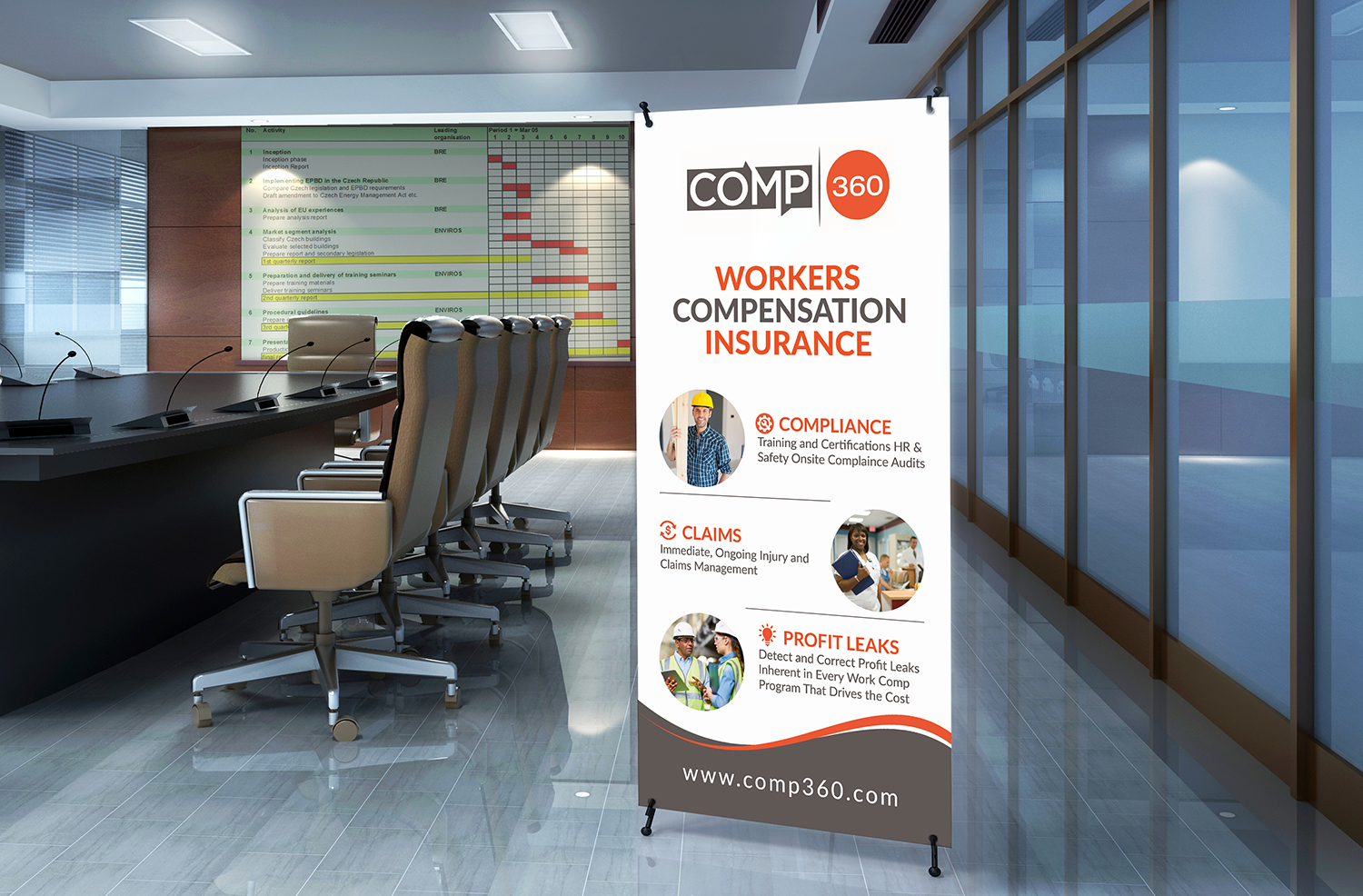 Trade Show Booth Design by mmmarif1982 for Comp360 LLC | Design #21455243