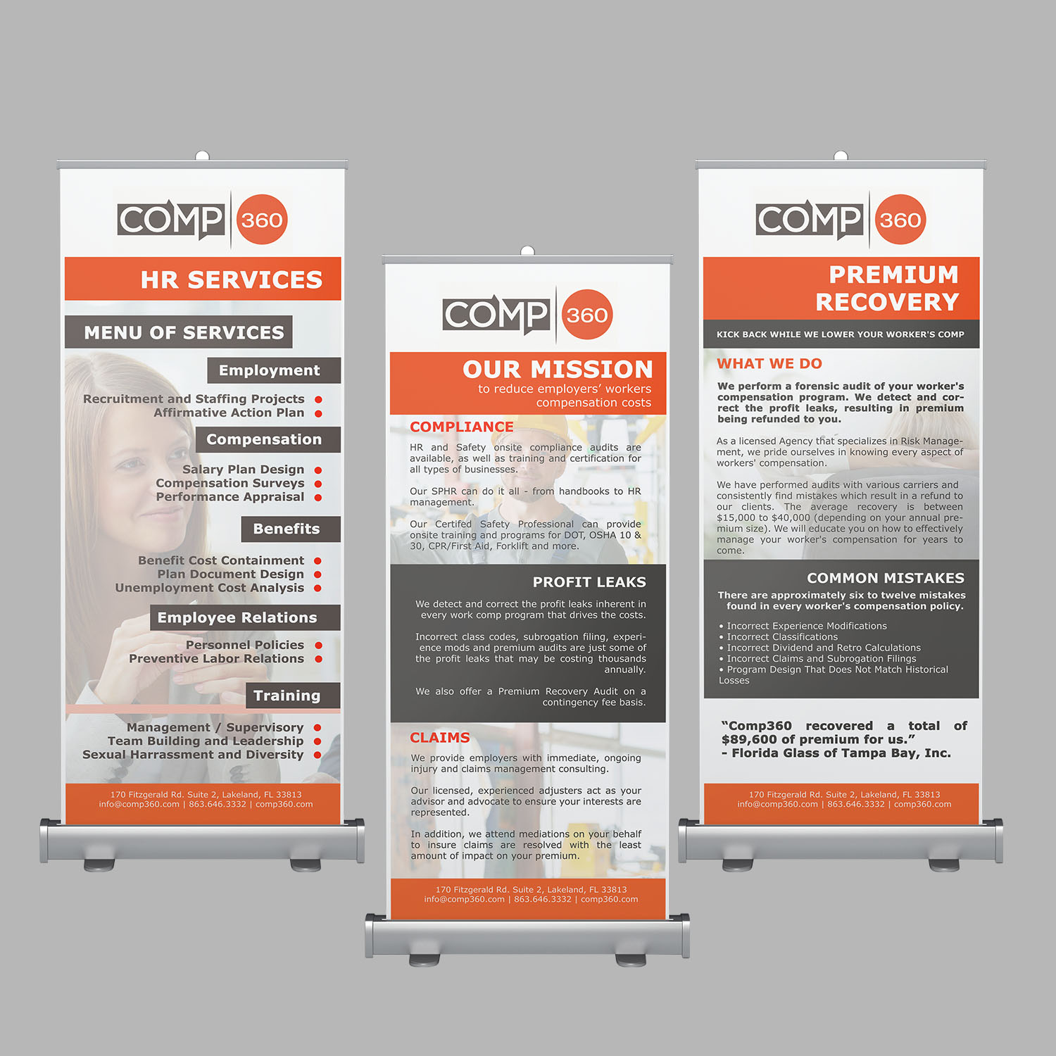 Trade Show Booth Design by VLAG Designs for Comp360 LLC | Design #21592739