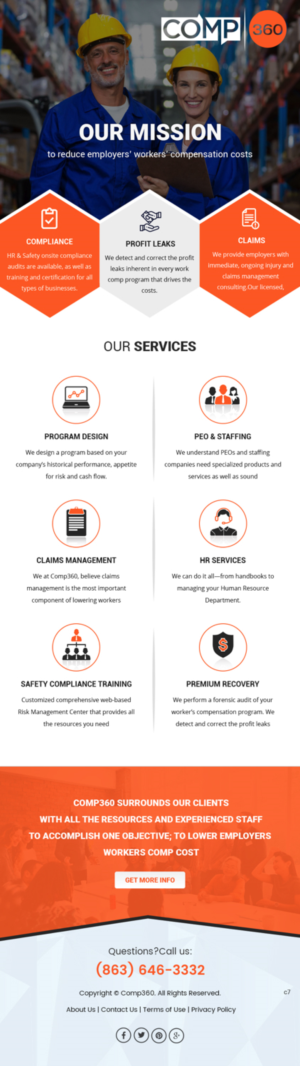 Email Marketing Design by pb for Comp360 LLC | Design: #21485664