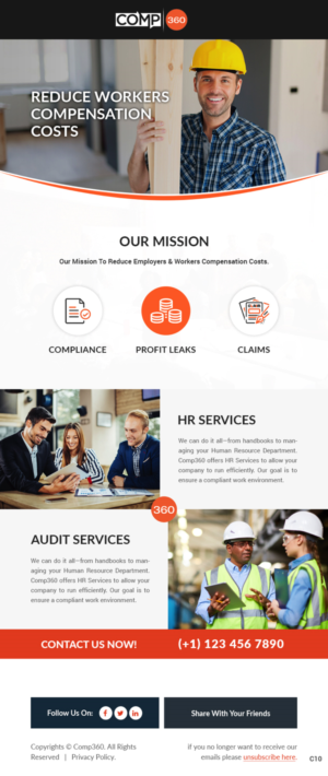 Email Marketing Design by pb for Comp360 LLC | Design: #21485666