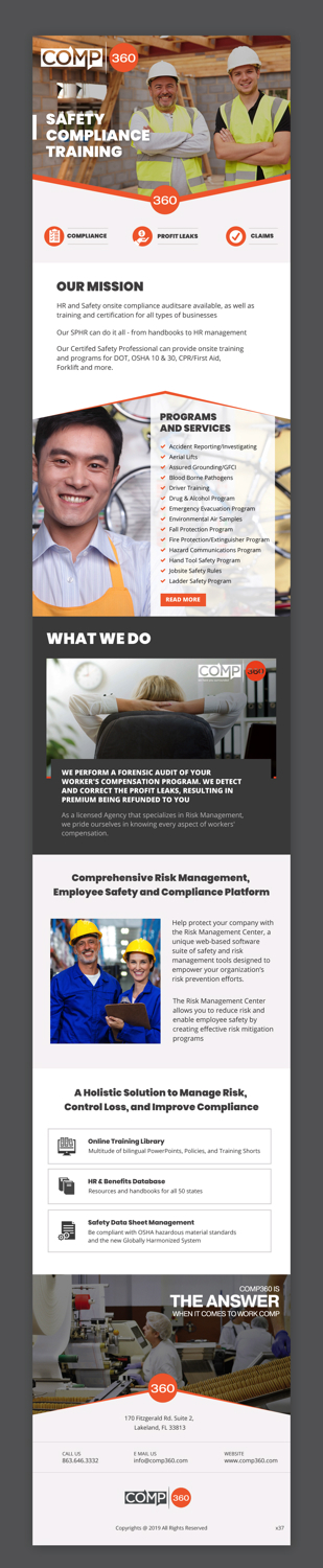 Email Marketing Design by pb for Comp360 LLC | Design #21485672