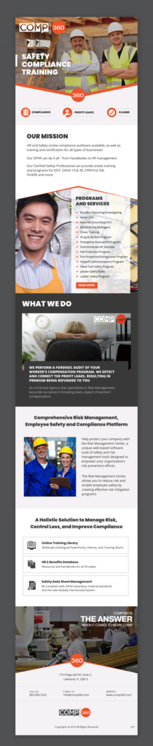 Email Marketing Design by pb for Comp360 LLC | Design: #21485672