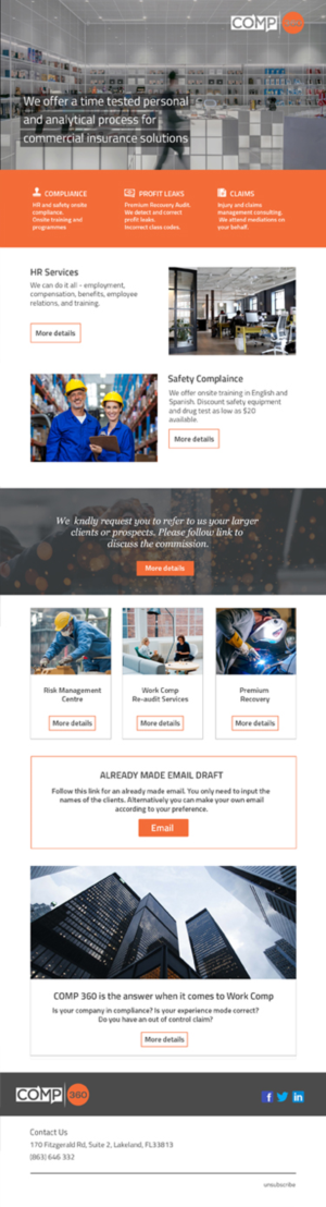 Email Marketing Design by fancy concepts for Comp360 LLC | Design #21501817