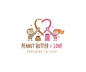 PB&L or Peanut Butter & Love or include subtext: spreading the love  | Logo Design by luiz otavio I DESIGN