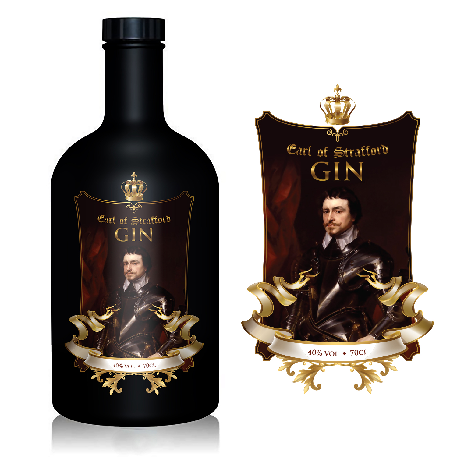Label Design by Emmanuel Creations for The Handmade Gin Company | Design #21506079