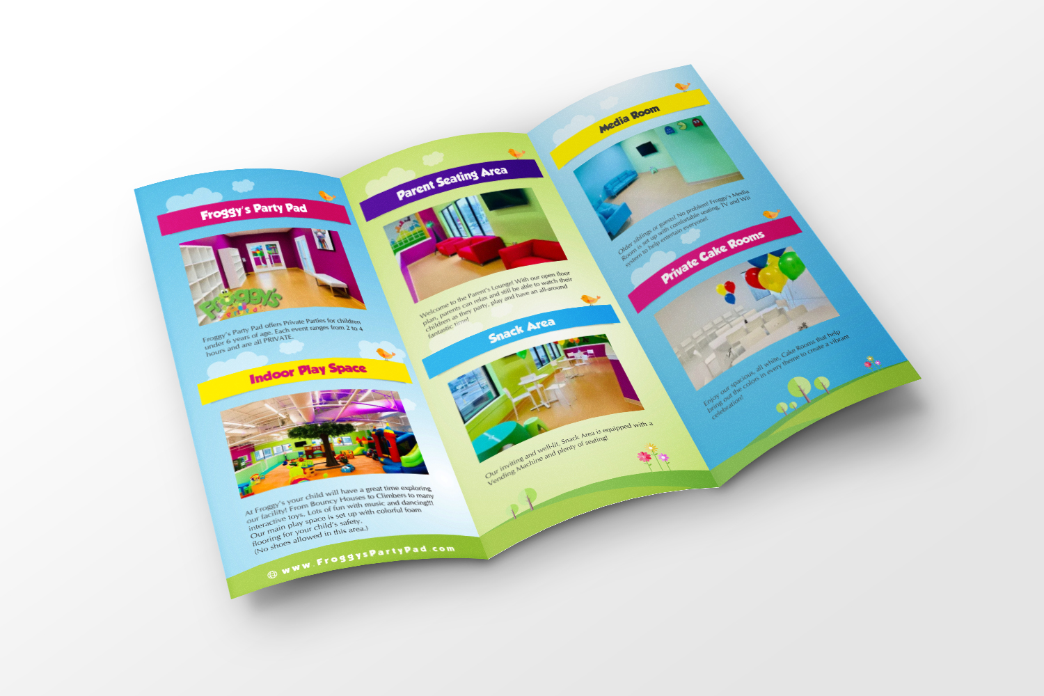 Design de Flyer par ecorokerz pour Froggy's Party Pad | Design #21466681