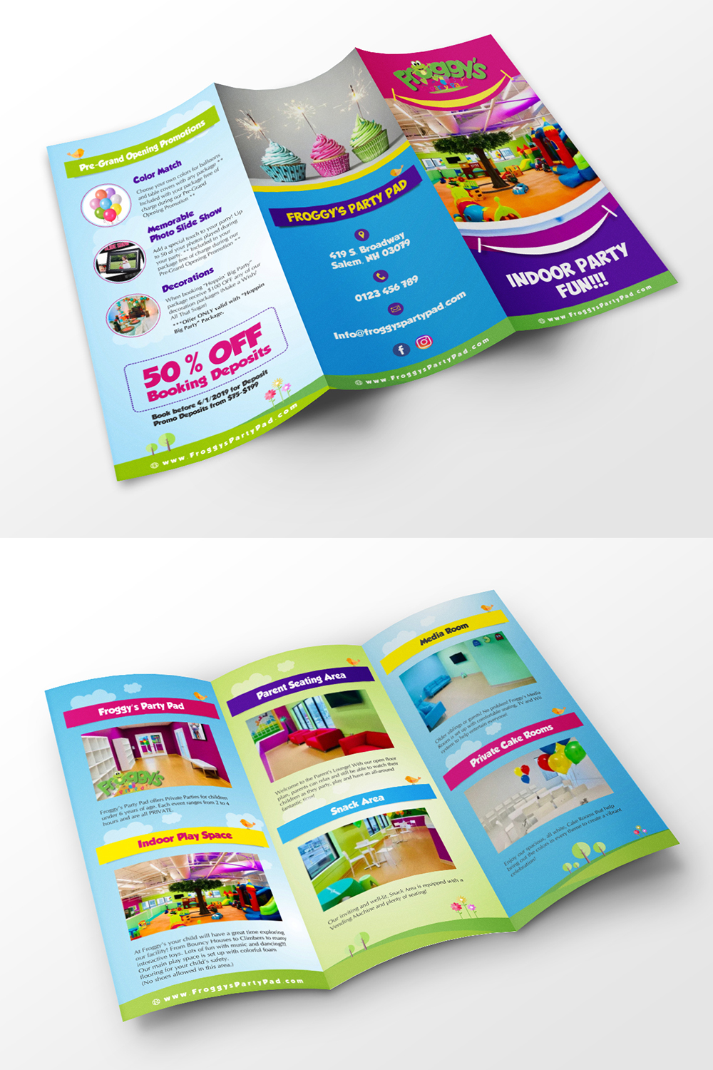 Flyer Design by ecorokerz for Froggy's Party Pad | Design #21466683